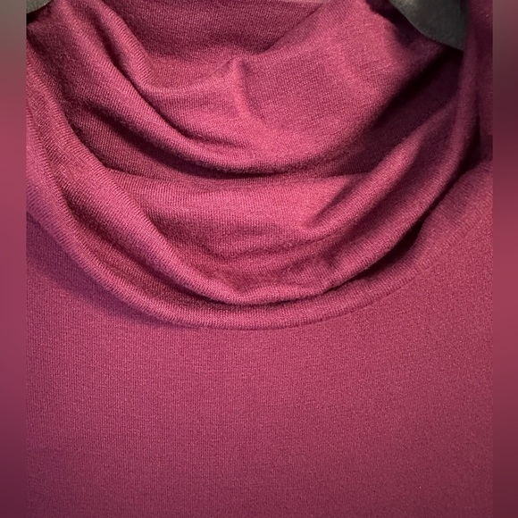 Torrid Burgundy Purple Jersey Mock Neck Bodycon Midi Dress Size: 1X - Picture 8 of 8